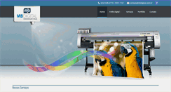 Desktop Screenshot of mbdigital.com.br